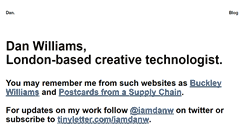 Desktop Screenshot of iamdanw.com